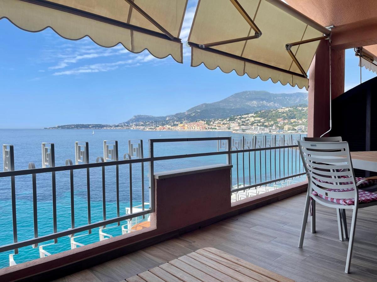 Una Terrazza Sul Mare - Balzi Rossi Lägenhet Ventimiglia Exteriör bild