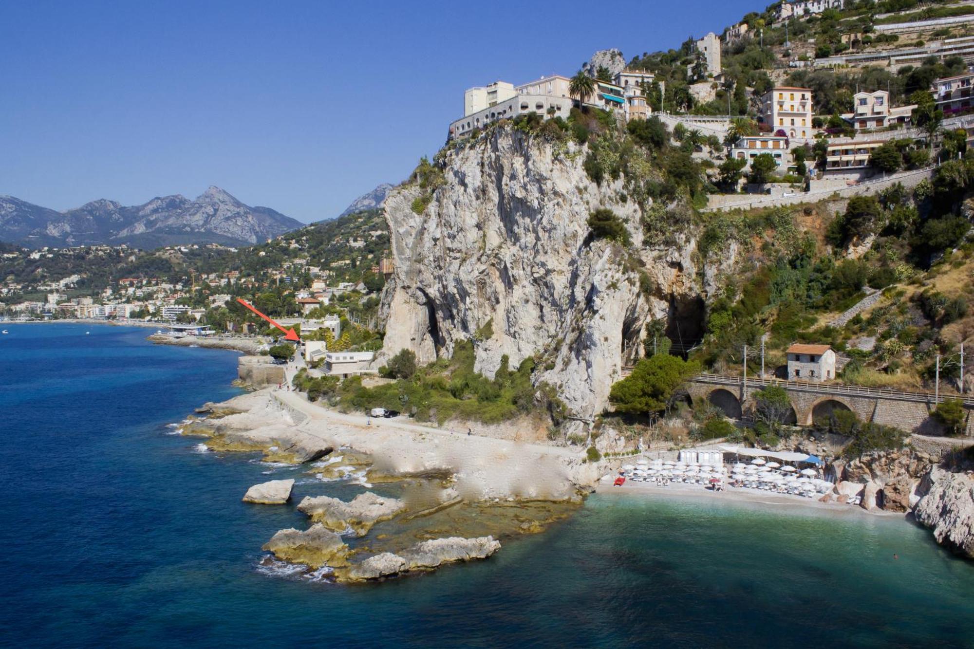 Una Terrazza Sul Mare - Balzi Rossi Lägenhet Ventimiglia Exteriör bild