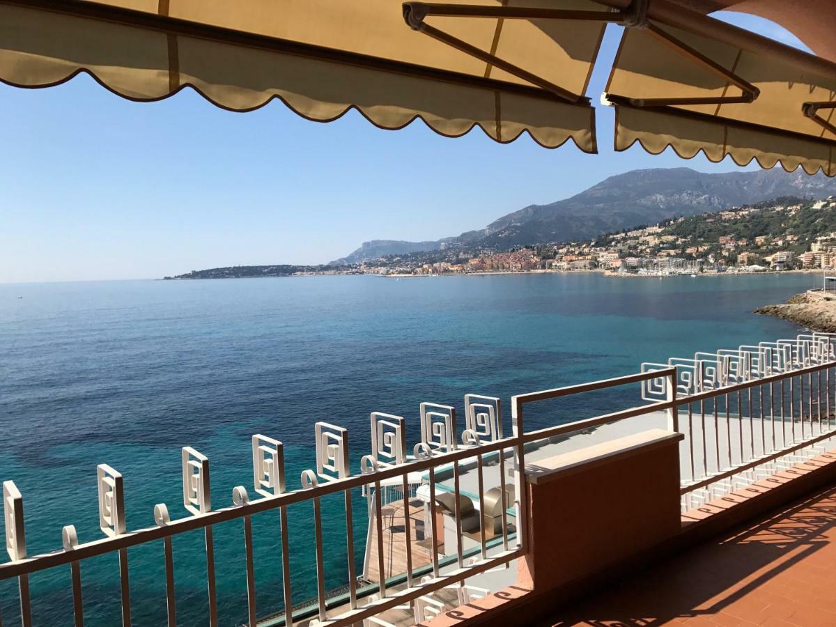 Una Terrazza Sul Mare - Balzi Rossi Lägenhet Ventimiglia Exteriör bild