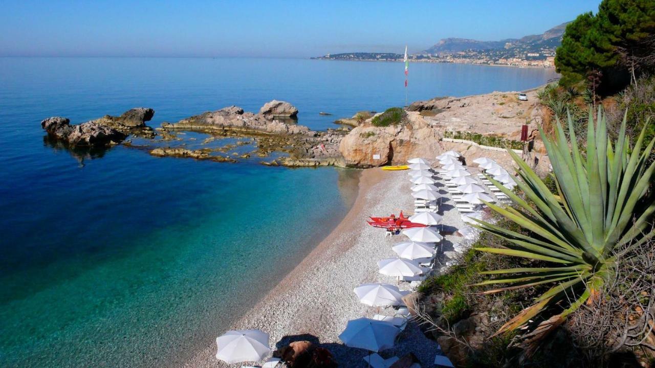 Una Terrazza Sul Mare - Balzi Rossi Lägenhet Ventimiglia Exteriör bild